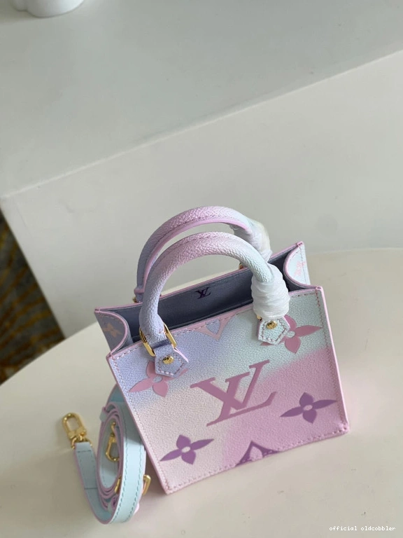 Official oldcobbler SAC VUITTON PETIT LOUIS PLAT 0814